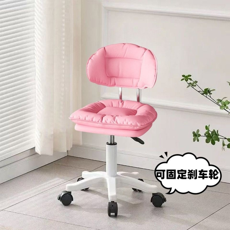 Makeup chair front desk movable computer chair backrest adjustable cloud chair modern casualpopular bar chair swivel chair