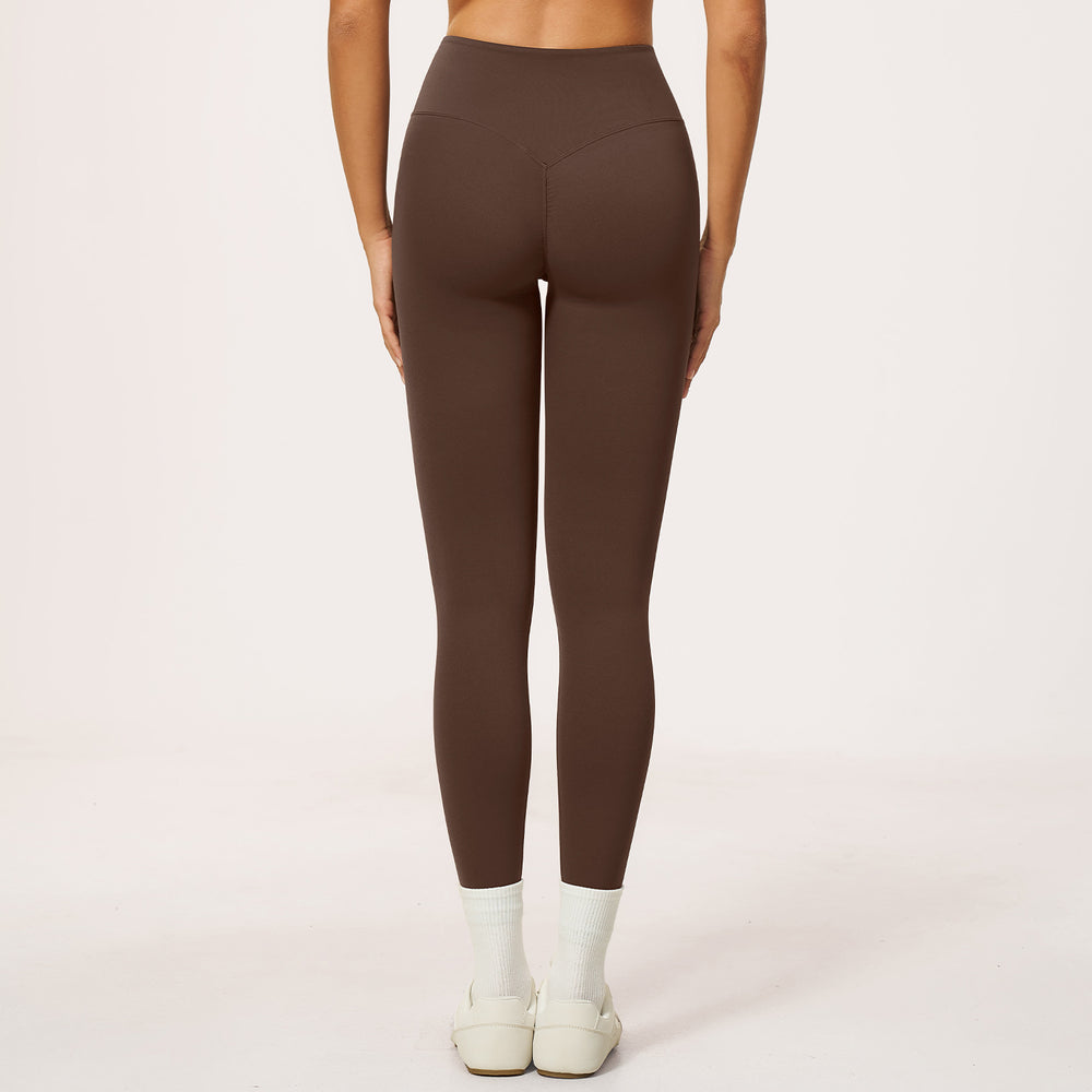 European and american style running naked feel quick-dry fitness leggings breathable outerwear tight workout pants high waist butt lifting yoga pants women's 8047