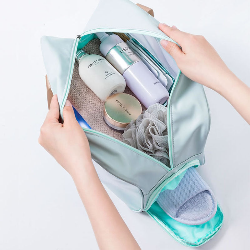 Portable Children's Cartoon Bath Bag Beach Bag Fitness Swimming Dry and Wet Separation Wash Bag PVC Storage Bag