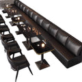 Bar booth sofa barbecue milk tea shop camping style qing bar music restaurant bar tavern cafe table and chair combination