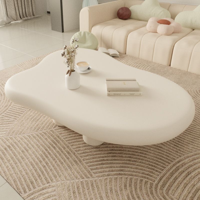 Scandinavianpopular cloud coffee table for home living room casual modern small apartment shaped table cream wabi-sabi style coffee table