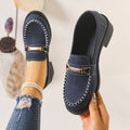 spring/autumn new arrival: plus-size chunky sole loafers for cross-border e-commerce. sizes 36-43 available. bulk orders welcome. dropshipping available for  and