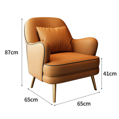 Single sofa for home living room small apartment casual chair sales department business negotiation hotel reception sofa chair