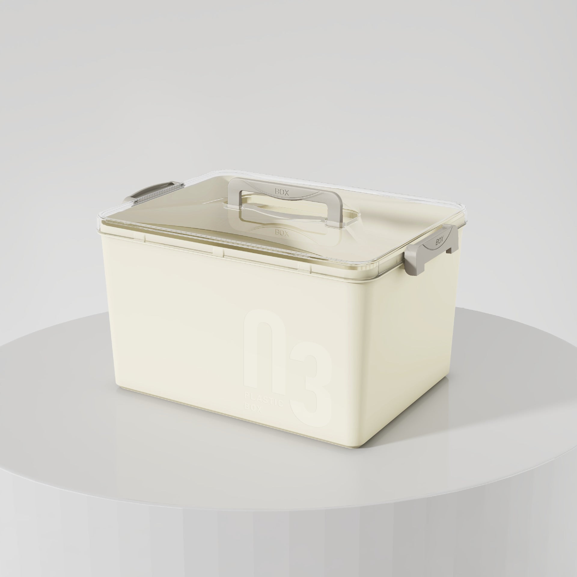 Optional color storage box Household solid color plastic PET finishing box Snacks clothes storage custom storage box