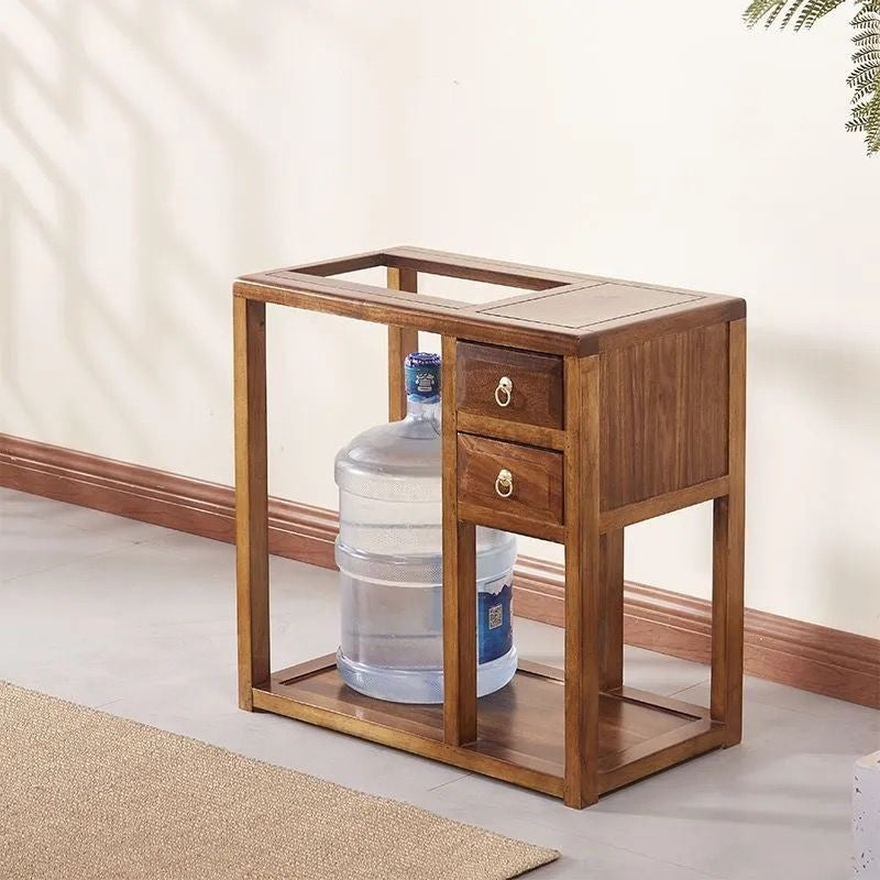 South american walnut solid wood water kettle tea cabinet solid wood storage tea side cabinet car chinoiseriemovableall-in-onefor home