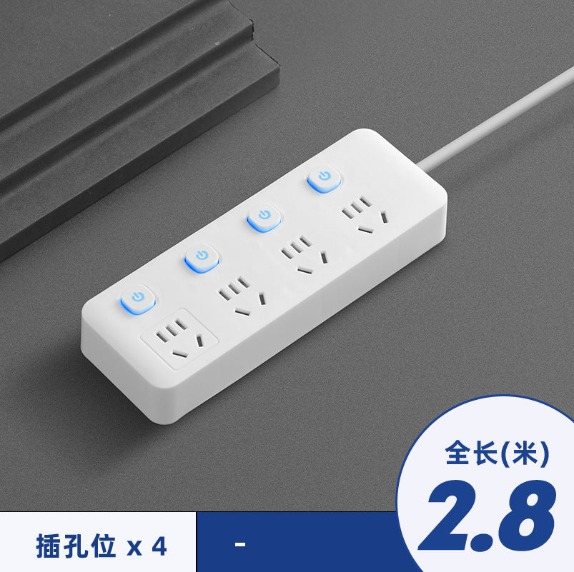 Multifunctional usb socket panel multi-hole with wire for home power strip power strip wiring board power strip converter sub-control