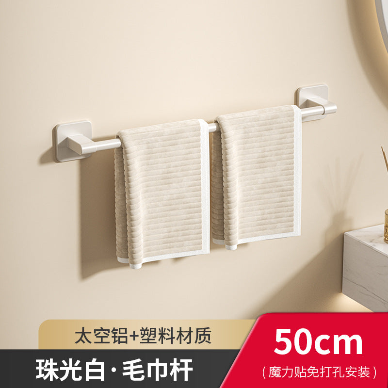 White bathroom rack No punching toilet Suction cup Wall-mounted toilet Wash table Storage corner triangular basket