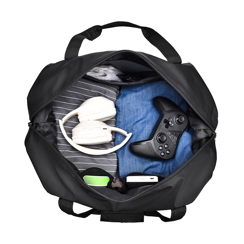 Cross-border men's travel bag casual fashion women's messenger bag large capacity fitness bag high sense lightweight handbag tide