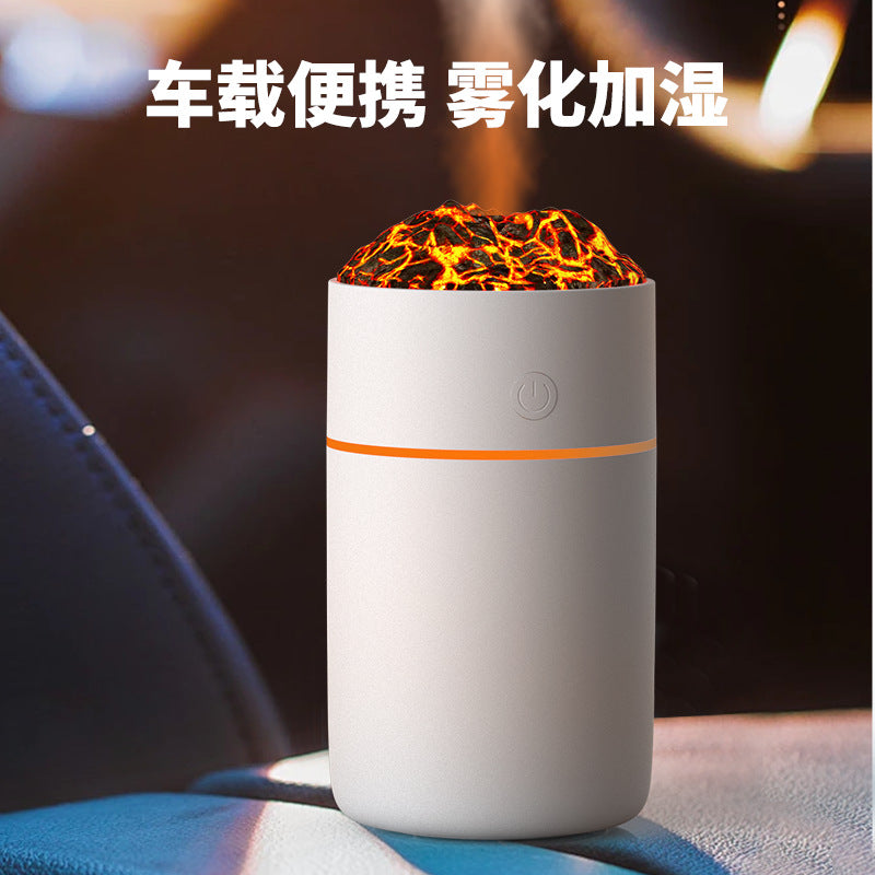 new hs01 car humidifier, home desktop usb silent large capacity volcano air humidifier