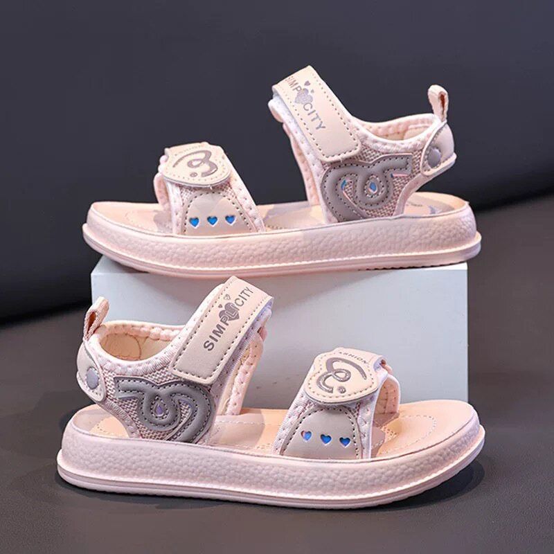 Girls' sandals: new  summer collection - soft-soled princess sandals for kids, non-slip beach sandals for girls