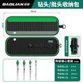 Electrician's tool kit: durable, multi-functional roll-up bag for screwdriver bits, drill bits, and accessories - portable, heavy-duty, and wear-resistant