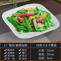 10inch square crab plate