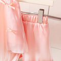 new product girl european and american style socialite suspender bow princess style + shorts loose suit