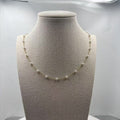 Colorfast pearl gypsophila necklace collarbone chain women's fashionelegant super fairy necklace trendy