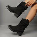 fall/winter new arrivals: plus size fleece-lined leather boots for women (sizes 36-42). wholesale available. dropshipping for  &