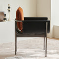 New stainless steel dining chair - modern luxury, high-end backrest, italian designer style, premium restaurant table chair