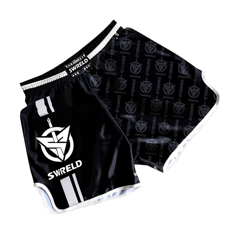 MMA Boxing Training Anti-Wear Fighting Pants UFC Mixed Fighting Muay Thai Shorts Running Fitness Cycling Fighting