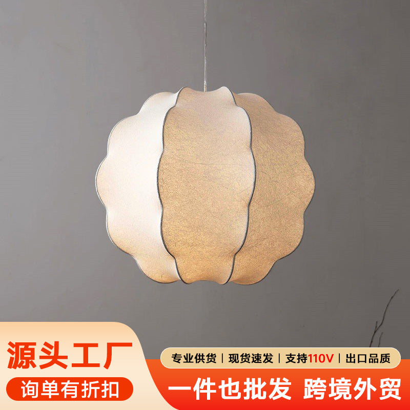 Zhongshan Lighting Home Improvement Lighting Silk Chandelier Home Silent Wind Retro Bedroom Restaurant Light Cross-border Foreign Trade Factory Direct Sales