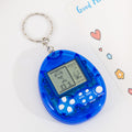 creative round keychain tetris mini game console toy handheld electronic game console charm