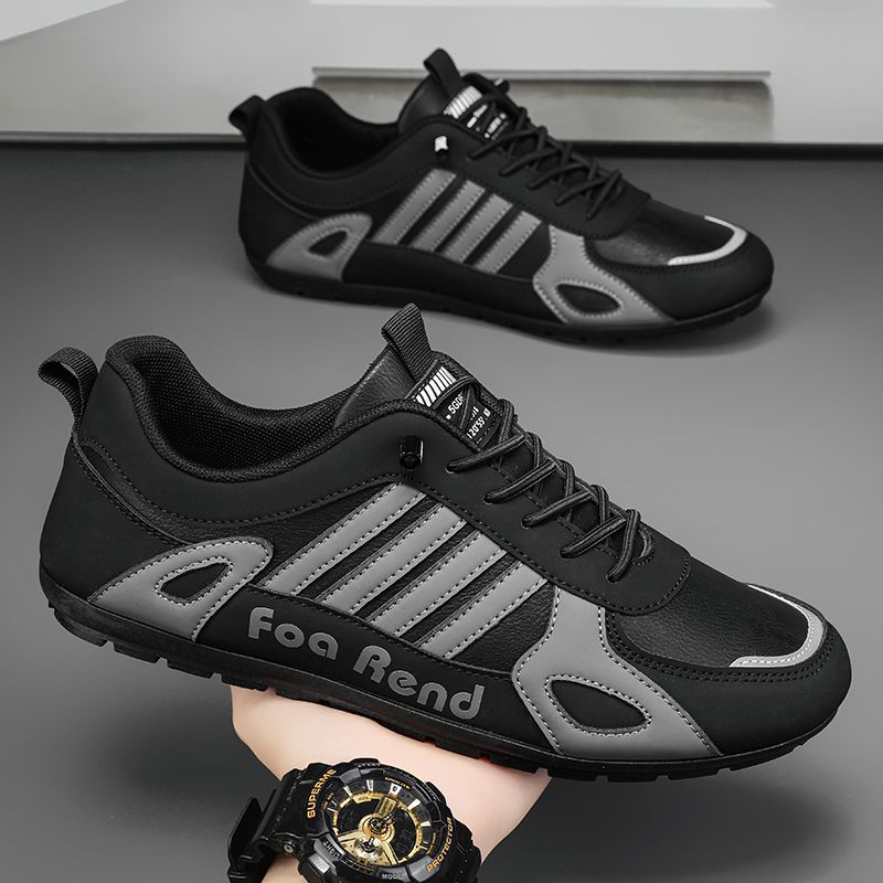 Men's slip-on shoes - spring 2025 new collection: waterproof, non-slip, athletic, running, casual, black, work & safety shoes