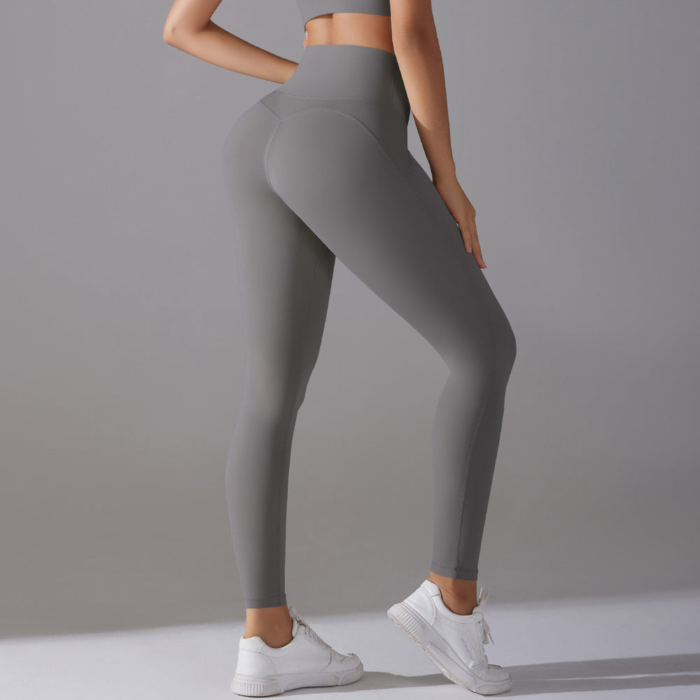High-waisted, figure-hugging, butt-lifting yoga pants with a barely-there feel. antibacterial, no-ride-up, quick-drying leggings, perfect for running and fitness. custom manufacturing available