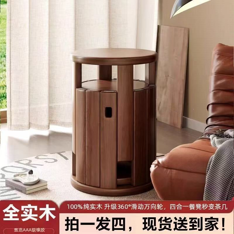 Solid wood jenga stool, high-looking multi-purpose dining chair, dining table and chair, wholesale table and stool, coffee table all-in-one stool, stackable
