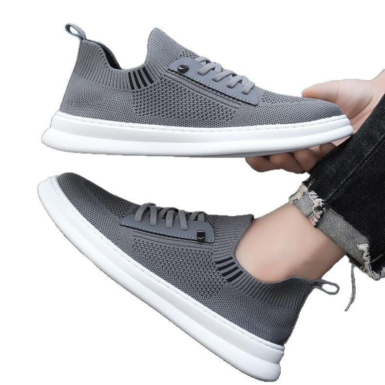 Men's summer new arrival: lightweight, breathable, odor-resistant flyknit mesh shoes - versatile casual sneakers for men, athletic mesh shoes