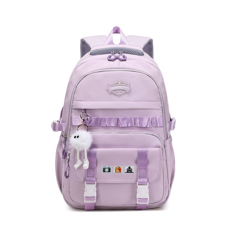 New Trend Junior High School High School Student School Bag High Value Large Capacity Backpack Fashion Casual Durable Backpack