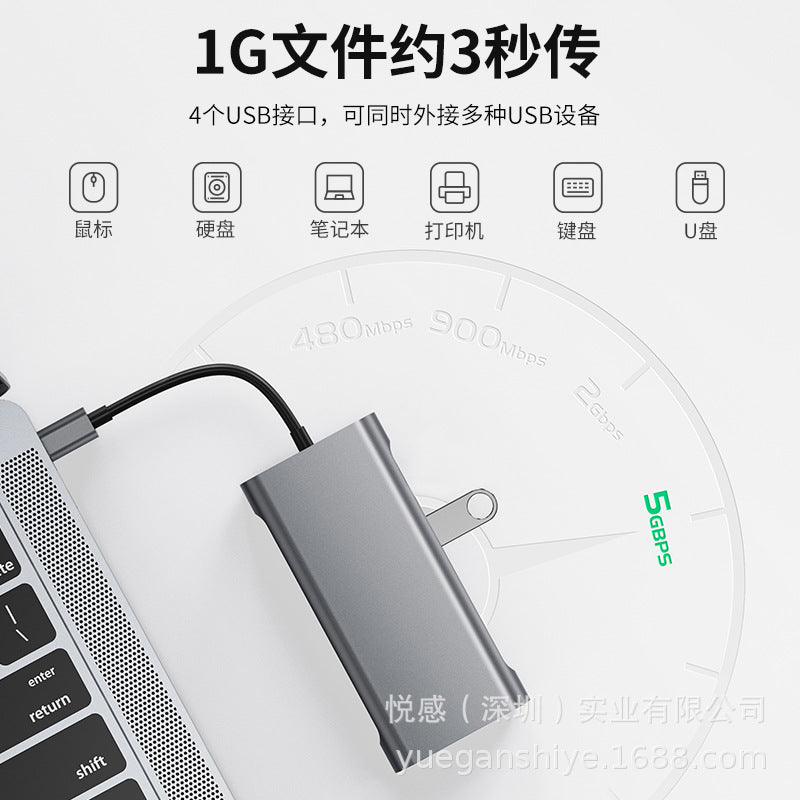 type-c adapter, compatible with huawei laptops, usb, and apple macbook pro computers