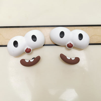 Diy accessories popular big eyes clogs flower ornaments shoe buckles cute cartoon detachable shoe buckles wholesale