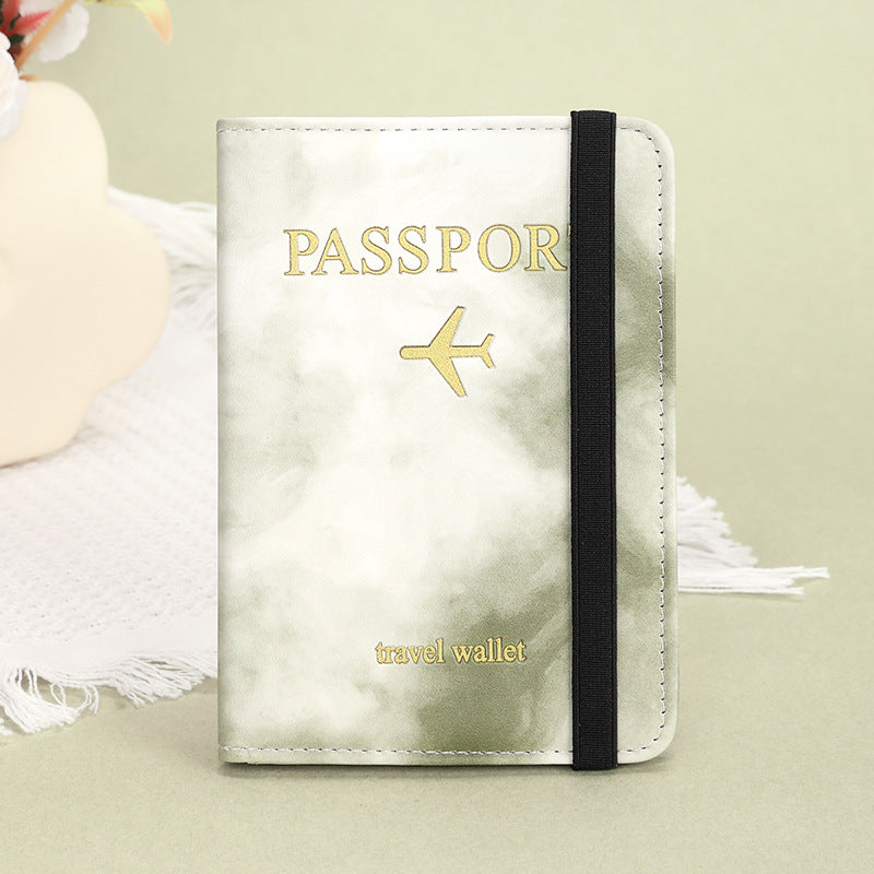 spot free shipping RFID US passport cover multi-functional passport bag passport card cover integrated storage leather bag