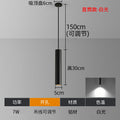 Led long tube spotlight pendant light - restaurant, bar, front desk cylindrical hanging wire lamp - 1688 source factory wholesale