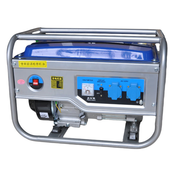 New generator 220V kW gasoline engine low noise European standard outdoor multi-fuel single-phase three-phase dual voltage