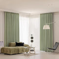 French thickened money flower chenille curtains blackout bedroom curtains fabric high-end shaoxing keqiao curtains wholesale