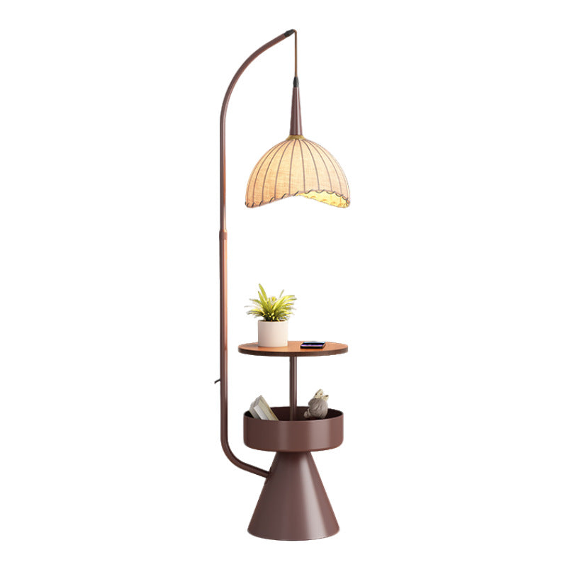 Popular medieval style floor lamp functional grapefruit floor lamp retro atmosphere lamp decorative lamp living room fishing lamp