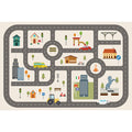 Removable and washable carpet kids room machine washable reading area double layer washable floor mat winter climbing mat bedroom bedside blanket