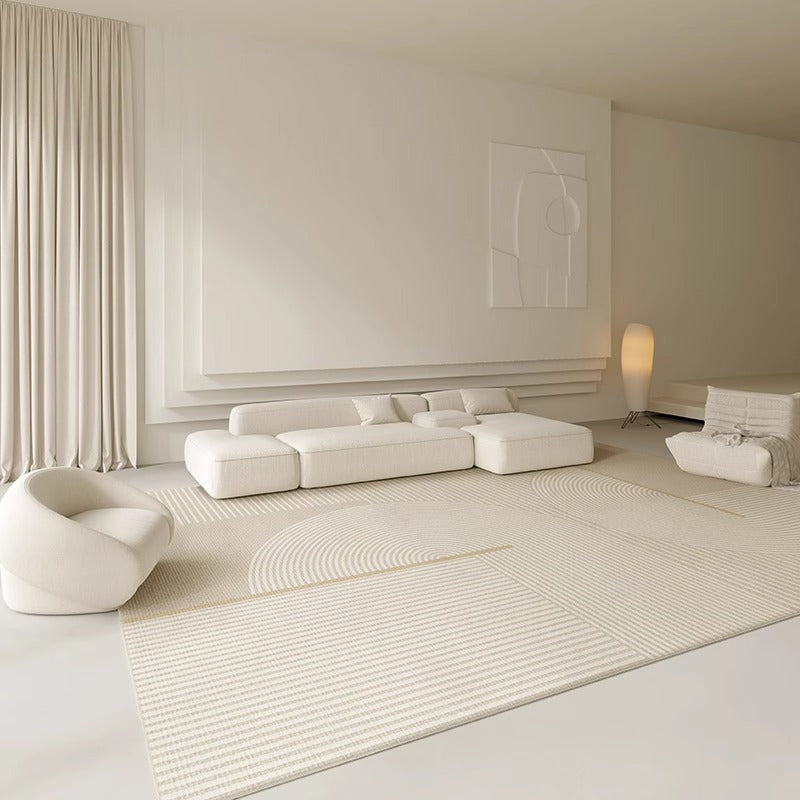 Carpet living room  new style accessible luxuryclassy wipeable and no-wash cream style thickenedfall and winter maintenance-free sofa floor mat