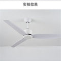 Retro restaurant ceiling fan cafe simple silent fan strong wind commercial hotel for home living room lightless ceiling fan