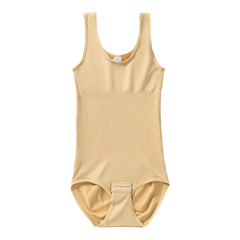 fashion body shaping jumpsuit with buttons and crotch corset waist body shaping corset tummy control corset breast support body shaping intimates