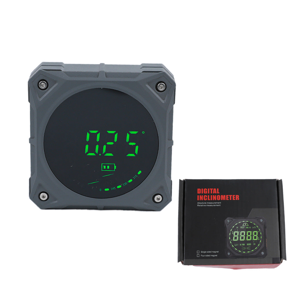 JAVIER four-sided magnetic digital display tilt box 0-180 ° LCD screen display angle meter tilt meter level meter
