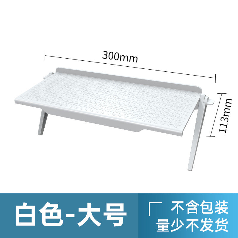 No punching computer monitor rack desktop plastic storage rack home TV set-top box router bracket