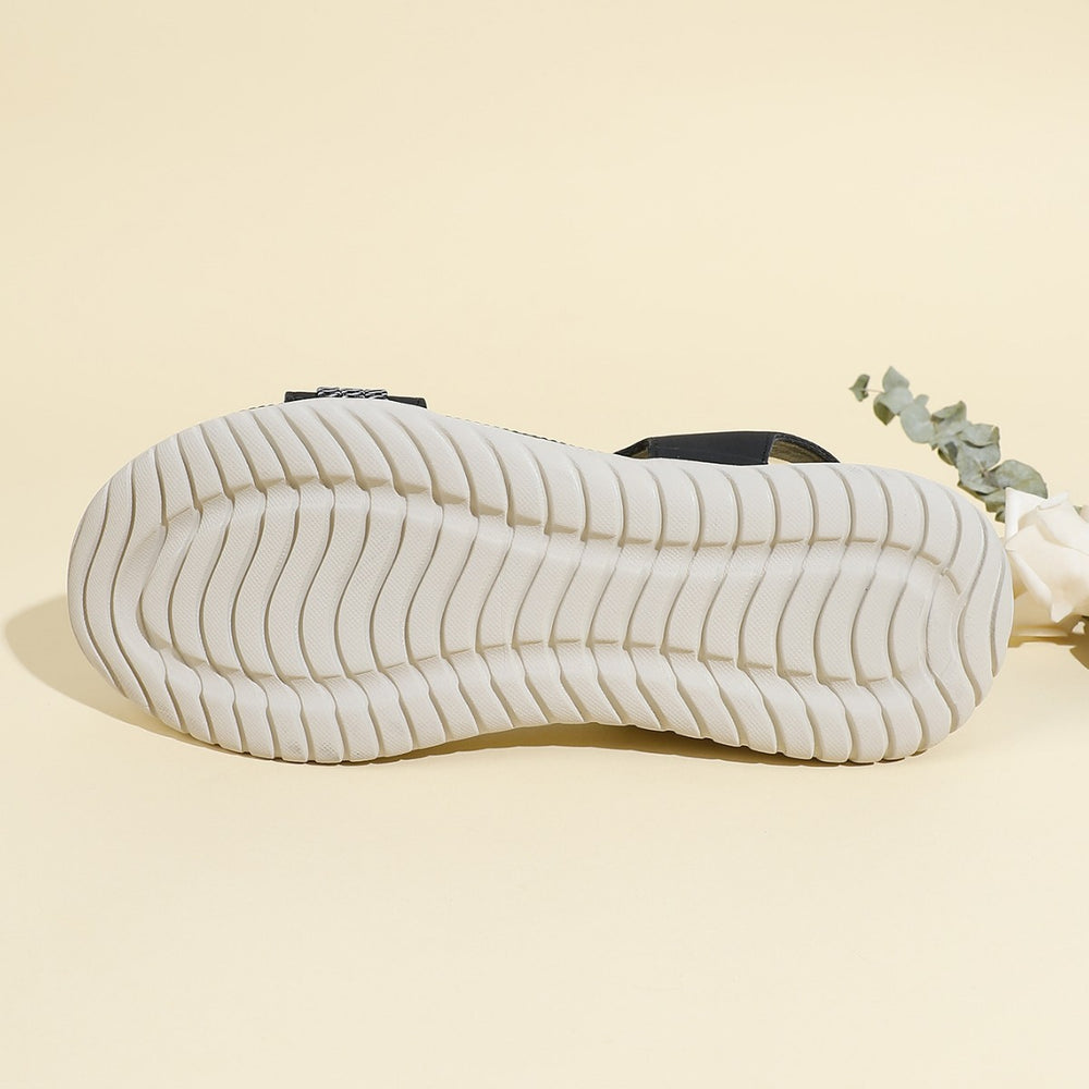 2025 summer new arrivals: women's athletic sandals - lightweight, comfortable, plus size, elastic band, flat sandals
