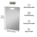 304 stainless steel cutting board antibacterial cutting board double-sided mildew-proof chopping board for home thickened chopping board rolling board