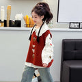 Girls' spring/autumn casual new style base layer top, stylish middle and young children's girl's shirt, kids' spring/autumn korean style fashionable inner layer