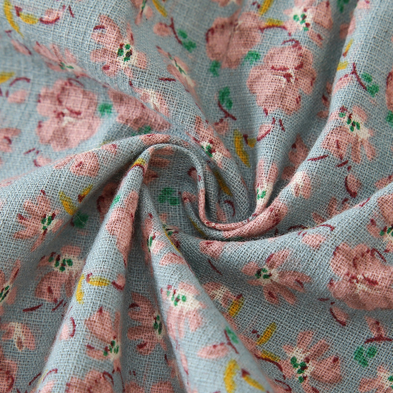 Girls' autumn two-piece outfit:  new collection, floral print long-sleeve collared dress set for kids