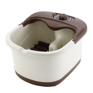 Heated foot bath basin - foldable, automatic, thermostatic electric foot massager - perfect for home use or gifting