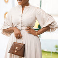 D3251 european and american women's clothing  autumn/winter new fashion elegant plus size pleated foreign trade a-line dress african dress