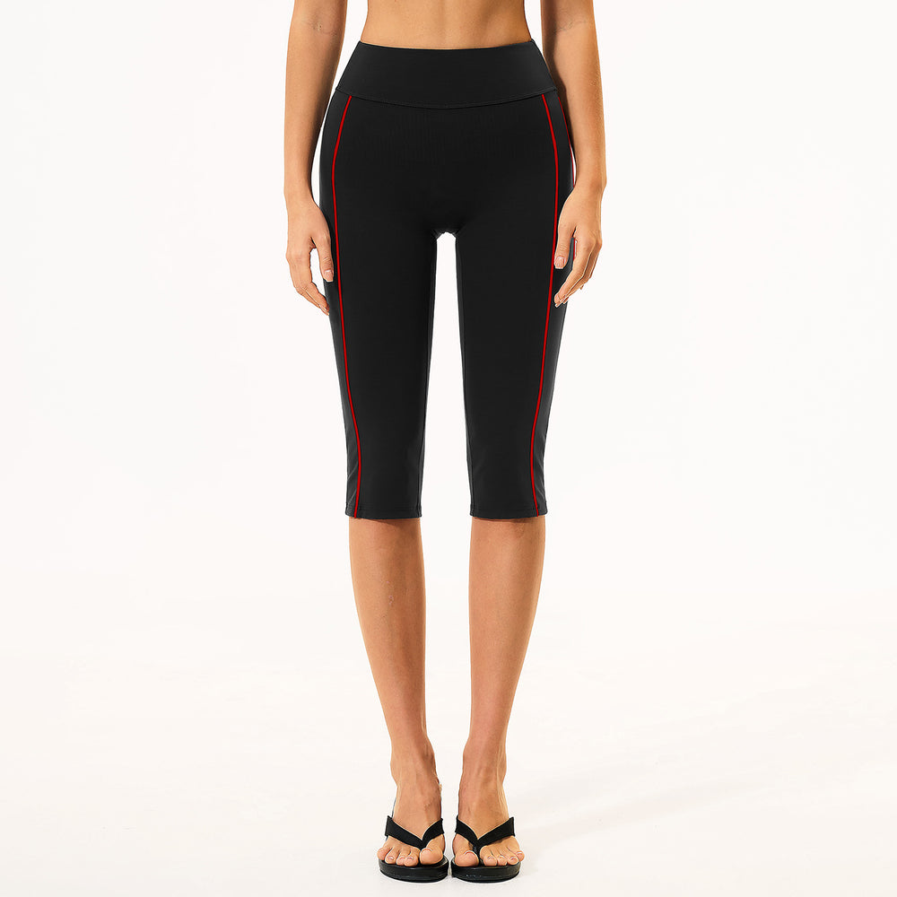 Color block brushed fleece compression tank top with removable pads - breathable, comfortable, quick-dry yoga & workout top 4539