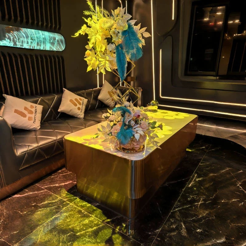 Professional custom ktv abyss luminous coffee table bar club bar counter box special ktv coffee table