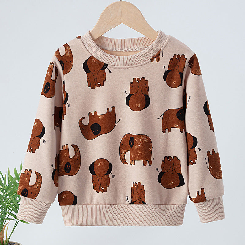 Boys' sweatshirt - spring/autumn collection : stylish and trendy korean design for mid-to-large children. cool and fashionable autumn apparel